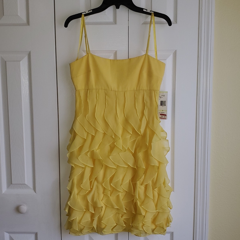 Nine West Dress - Yellow Size 4